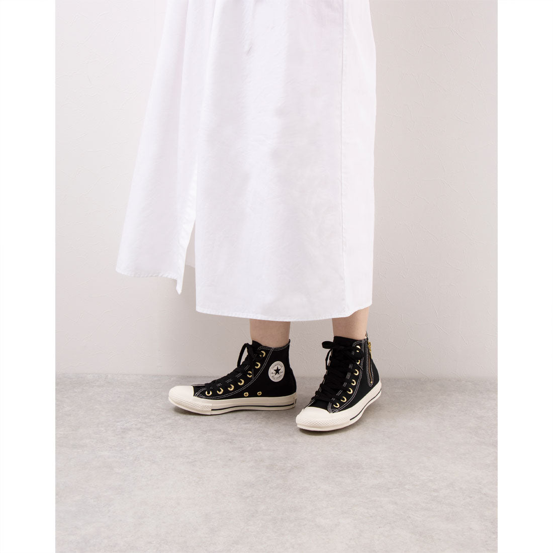 コンバース CONVERSE ALL STAR GOLDZIP HI LT.GRY