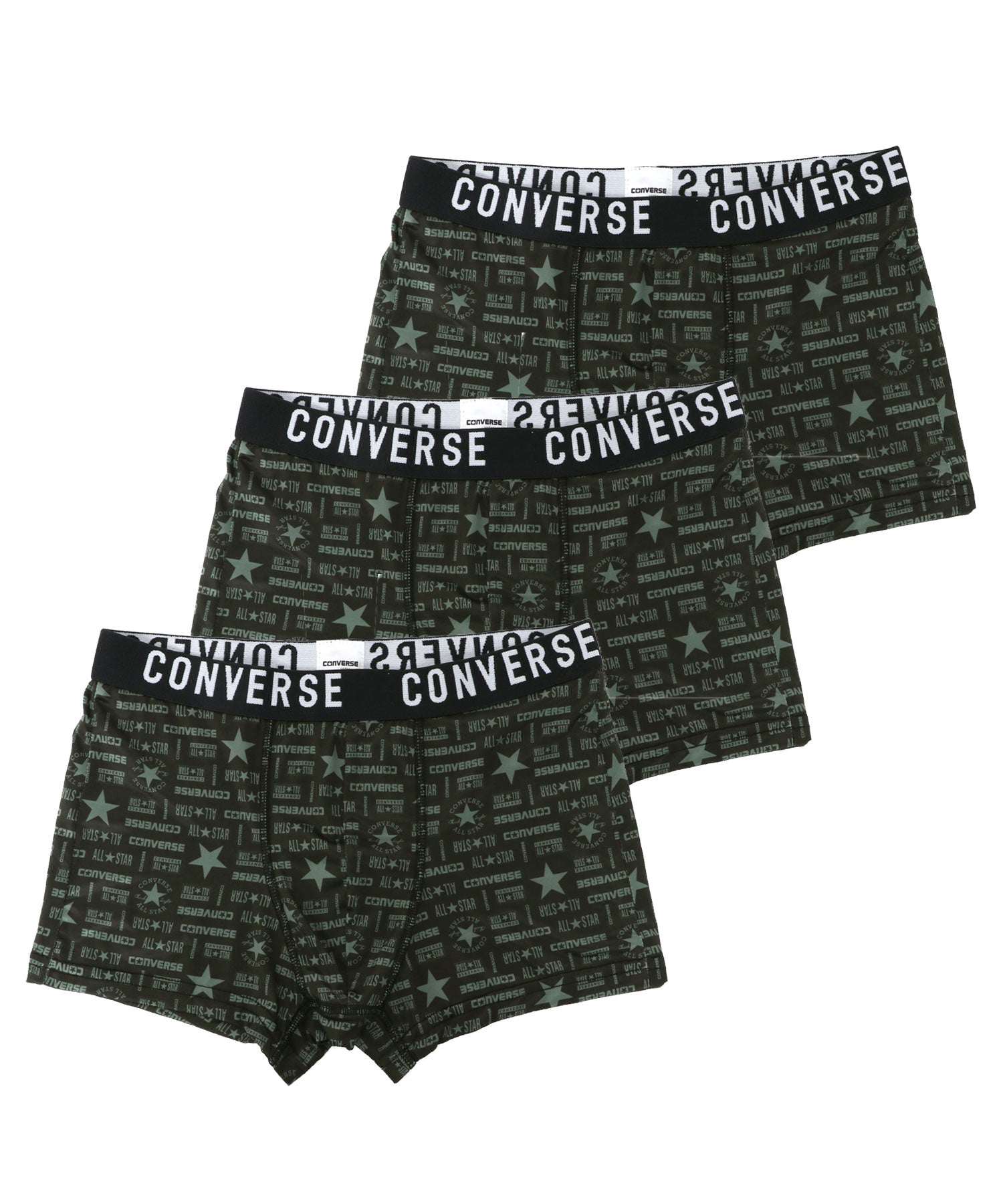 コンバース CONVERSE 総柄ボクサーパンツ 3枚組み 3Pセット 前閉じ 大きいサイズ メンズ 下着 アンダーウェア 3L 4L 5L 6L 【返品不可商品】