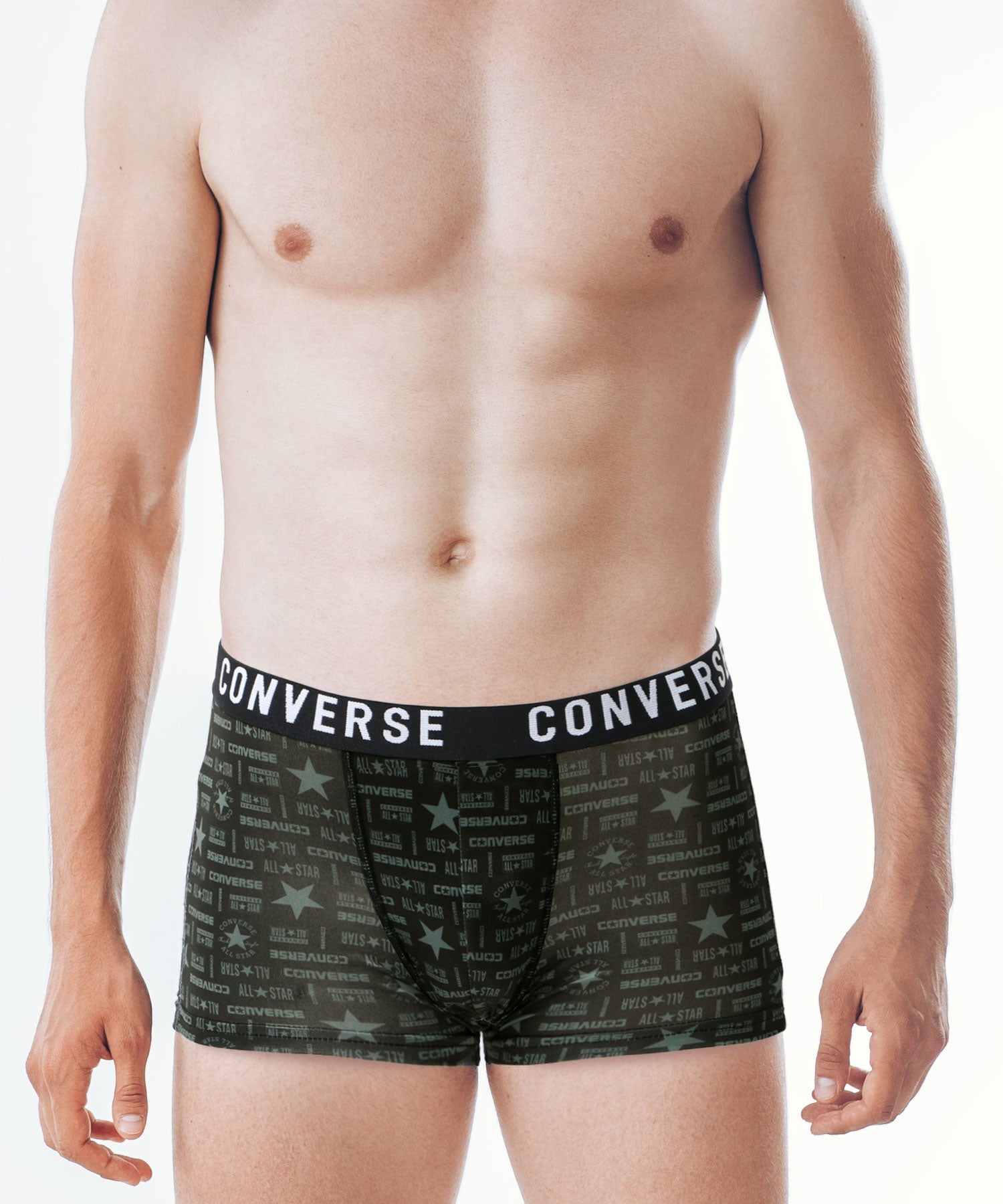 コンバース CONVERSE 総柄ボクサーパンツ メンズ 下着 3枚組み 3Pセット 前閉じ ボクサーブリーフ アンダーウェア【返品不可商品】