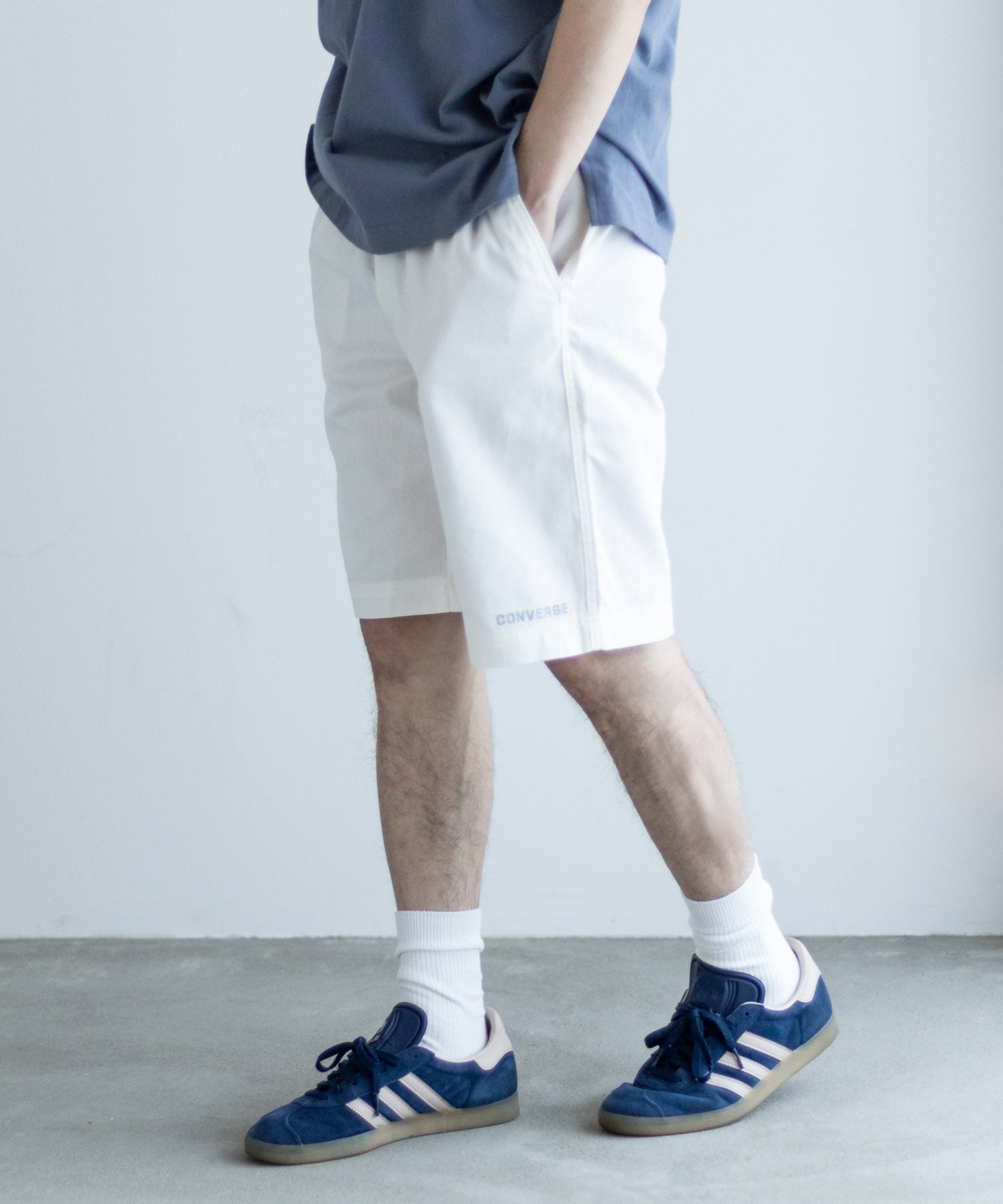 コンバース CONVERSE ツイルイージーショートパンツ （カーキ） カーキ