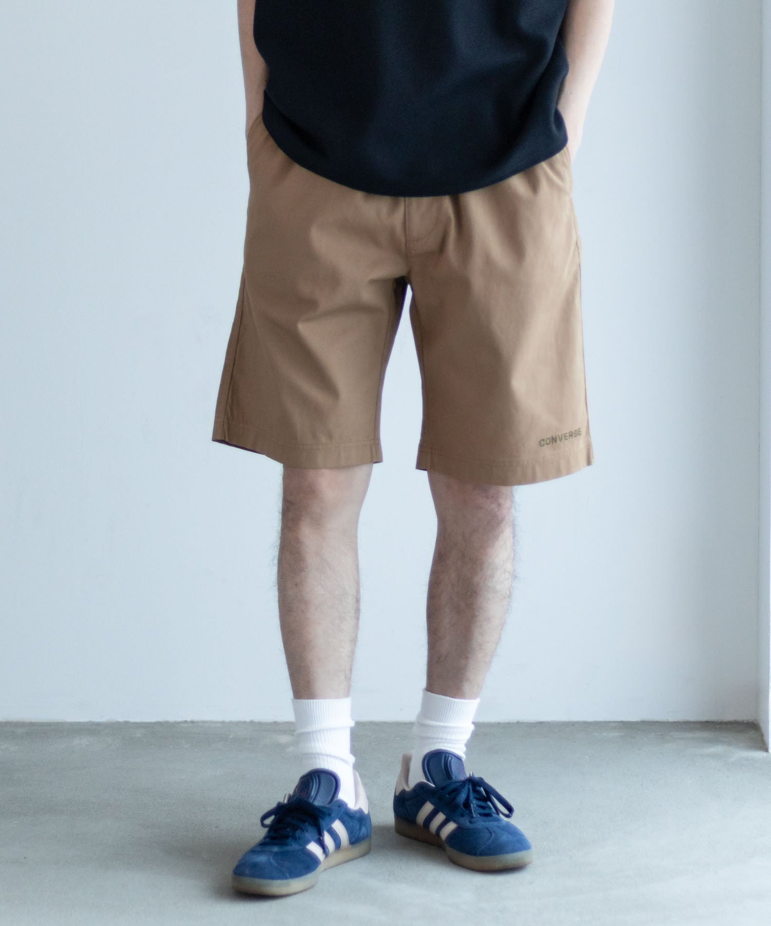 コンバース CONVERSE ツイルイージーショートパンツ （カーキ） カーキ