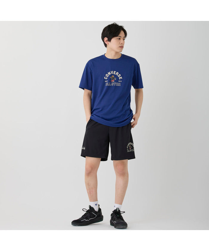 コンバース CONVERSE コンバース CONVERSE バスケット プラクティスパンツ ポケット付き メンズ レディース 半ズボン ハーフパンツ 短パン 部活 クラブ （1300 シルバー） 1300 シルバー