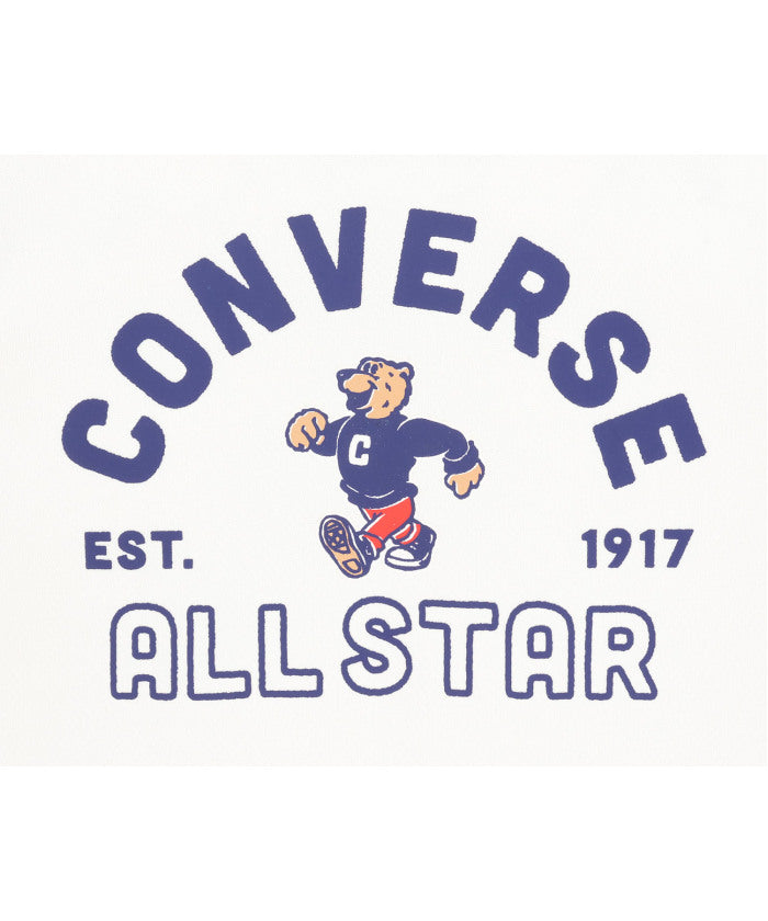 コンバース CONVERSE コンバース CONVERSE バスケット プリントロングスリーブシャツ  CB252359L （1911 ブラック×ホワイト） 1911 ブラック×ホワイト