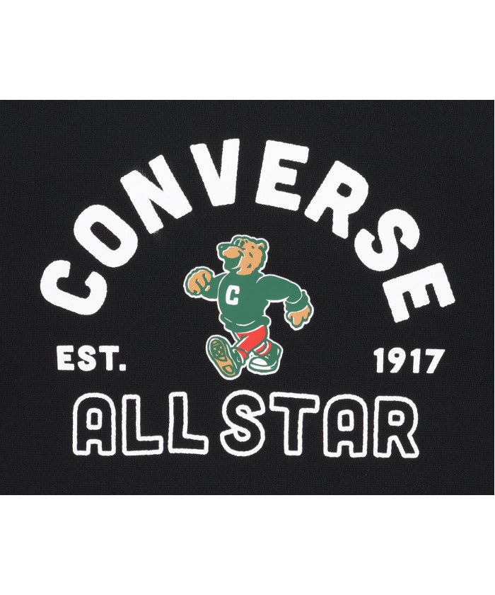 コンバース CONVERSE コンバース CONVERSE バスケット プリントロングスリーブシャツ  CB252359L （1911 ブラック×ホワイト） 1911 ブラック×ホワイト