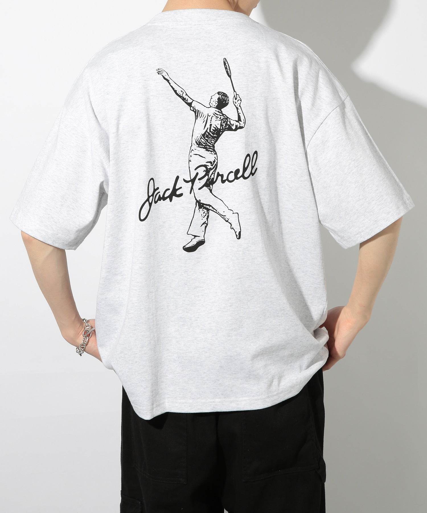 コンバース CONVERSE 【CONVERSE / コンバース】天竺 チャックテイラーグラフィック 半袖 Tシャツ オーバーサイズ バックプリント プリントT 4222ー4800