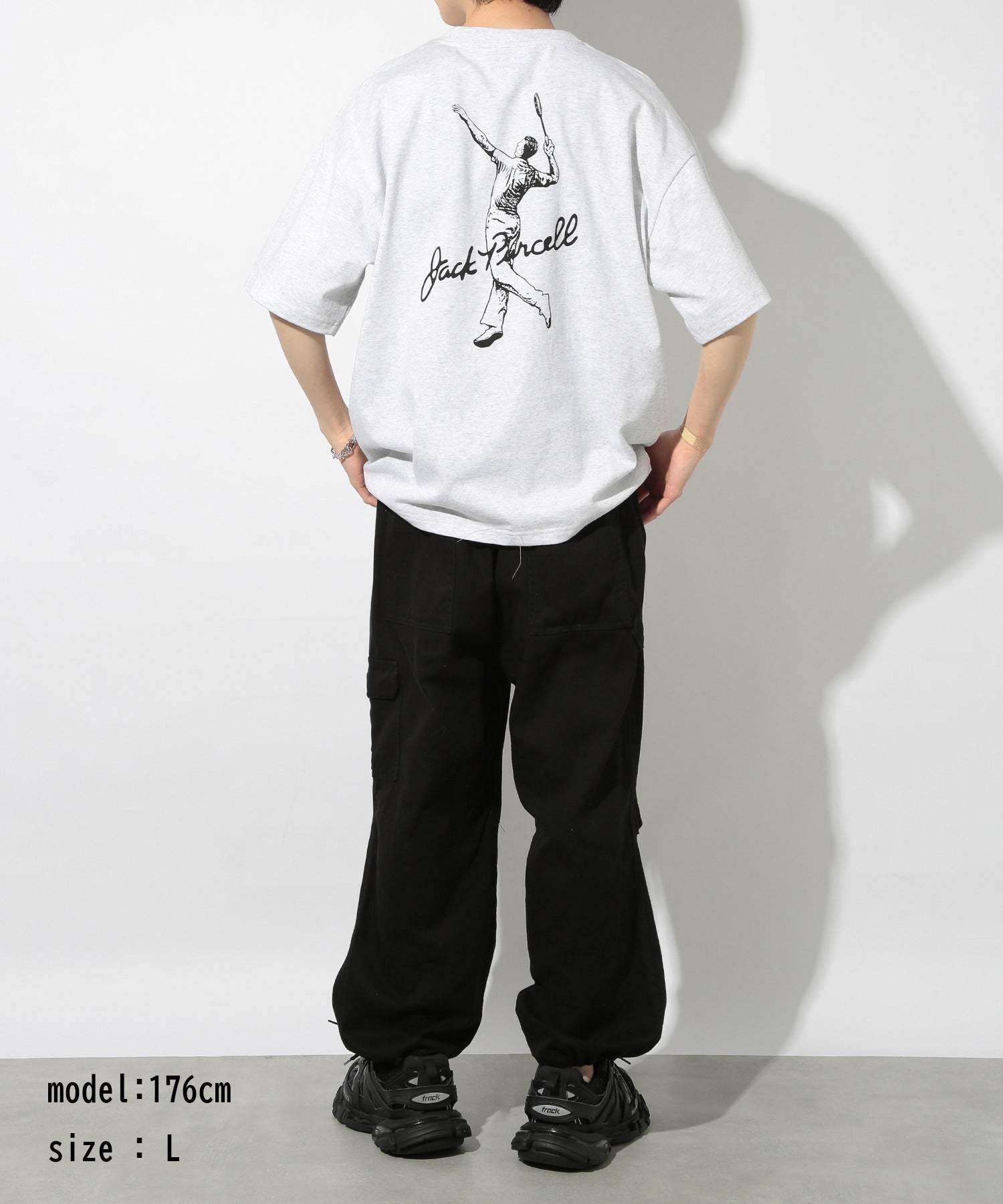 コンバース CONVERSE 【CONVERSE / コンバース】天竺 チャックテイラーグラフィック 半袖 Tシャツ オーバーサイズ バックプリント プリントT 4222ー4800