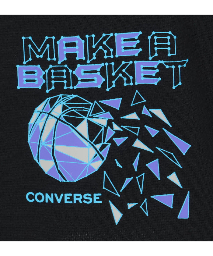 コンバース CONVERSE コンバース CONVERSE バスケット JR. プラクティスパンツ   ポケット付き   CB461852 （1911 ブラック×ホワイト） 1911 ブラック×ホワイト