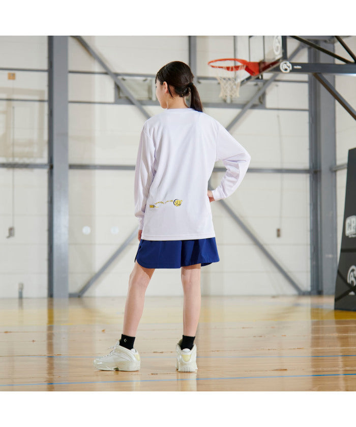コンバース CONVERSE コンバース CONVERSE バスケット JR. プリントロングスリーブ  CB452358L （1100 ホワイト） 1100 ホワイト