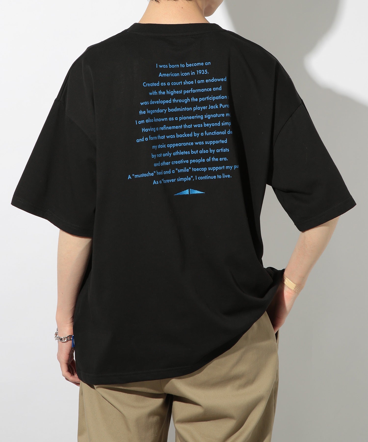 CONVERSE CONVERSE 【CONVERSE / CONVERSE】 Jersey Chuck Taylor Graphic Short Sleeve T-Shirt Oversized Back Print Print T 4222-4800