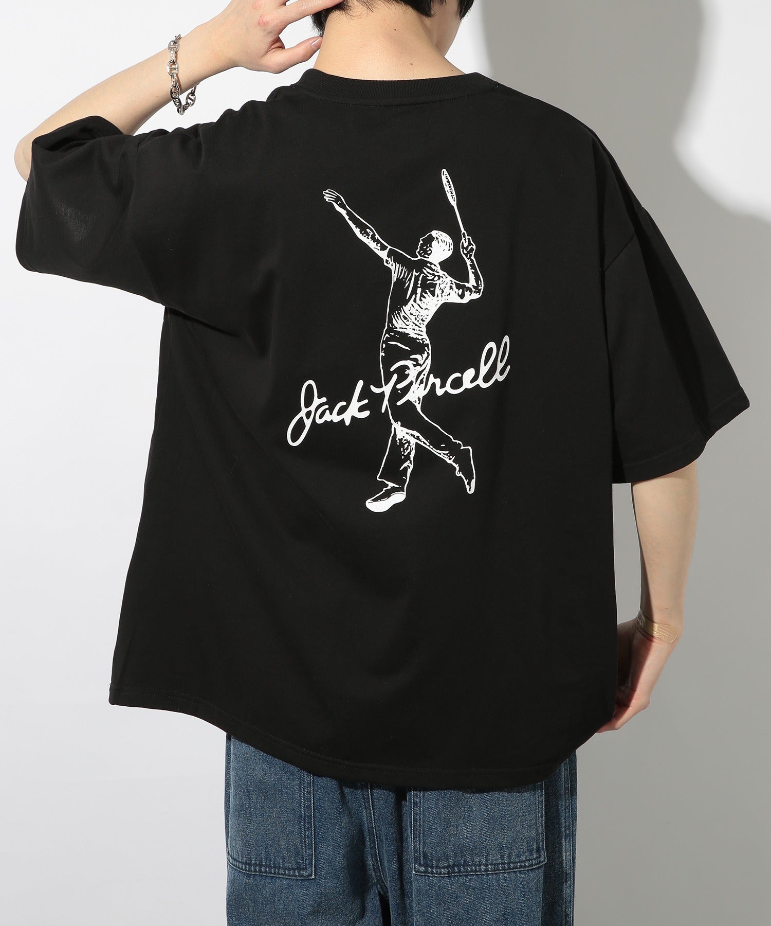 コンバース CONVERSE 【CONVERSE / コンバース】天竺 チャックテイラーグラフィック 半袖 Tシャツ オーバーサイズ バックプリント プリントT 4222ー4800 （BLK3） BLK3