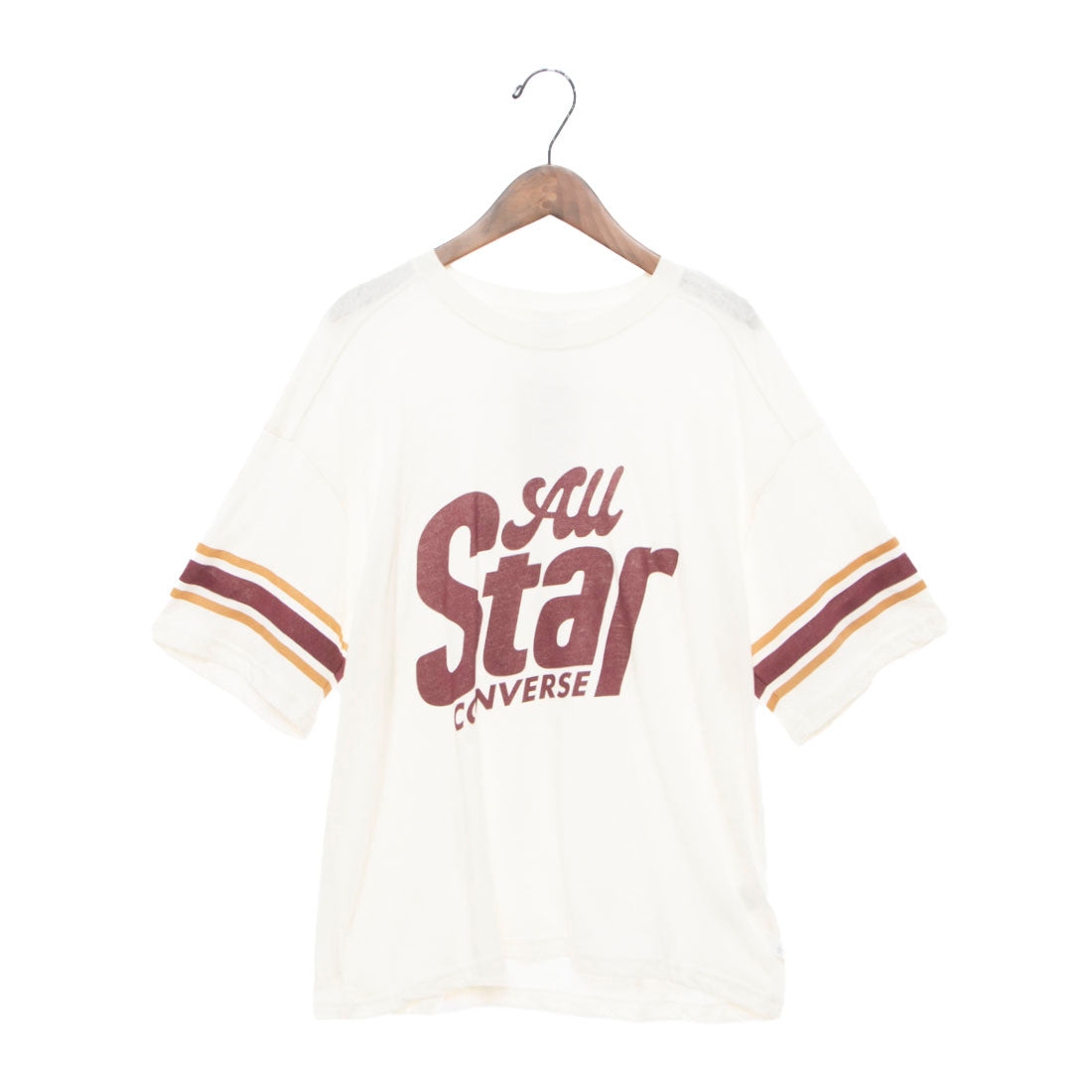 コンバース CONVERSE CONVERSE ネップ スラブ フットボール Tシャツ （オフホワイト） オフホワイト