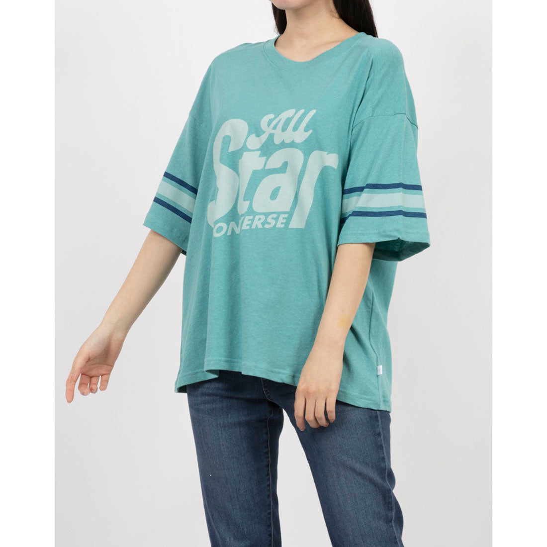 コンバース CONVERSE CONVERSE ネップ スラブ フットボール Tシャツ （オフホワイト） オフホワイト