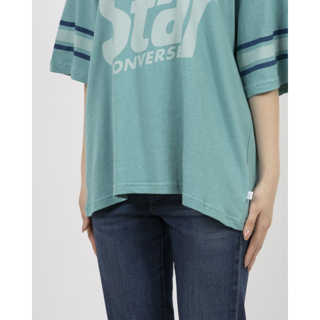 コンバース CONVERSE CONVERSE ネップ スラブ フットボール Tシャツ （オフホワイト） オフホワイト