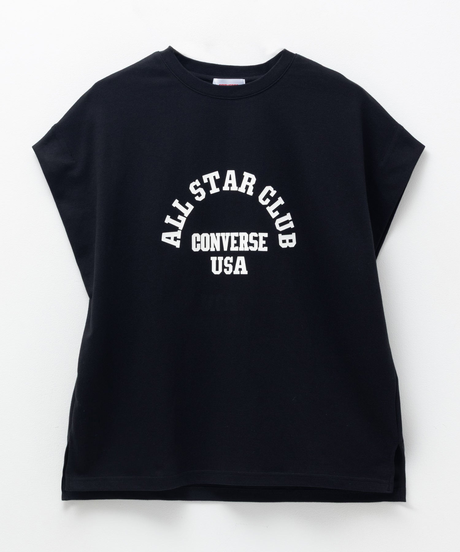 コンバース CONVERSE ポンチ素材 ボックスシルエットTシャツ （ベージュ） ベージュ
