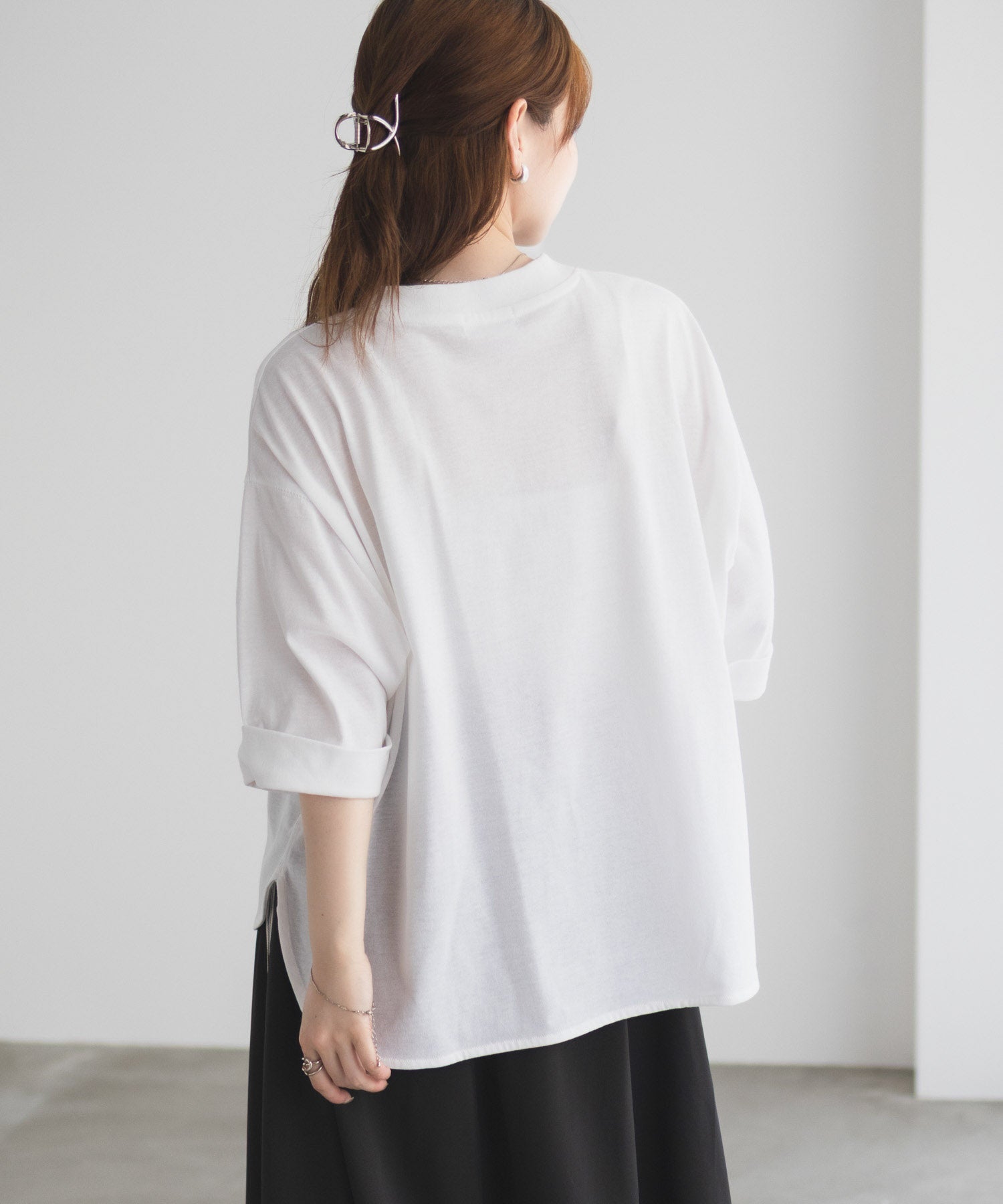 コンバース CONVERSE 袖ロールアップTシャツ （ホワイト） ホワイト