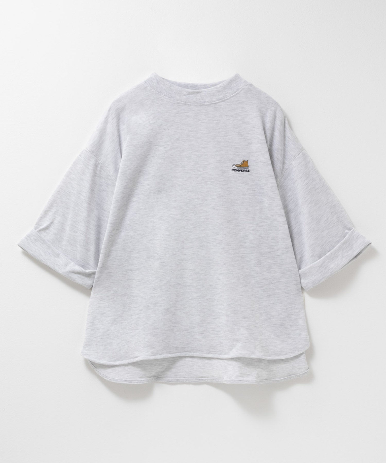 コンバース CONVERSE 袖ロールアップTシャツ （ホワイト） ホワイト