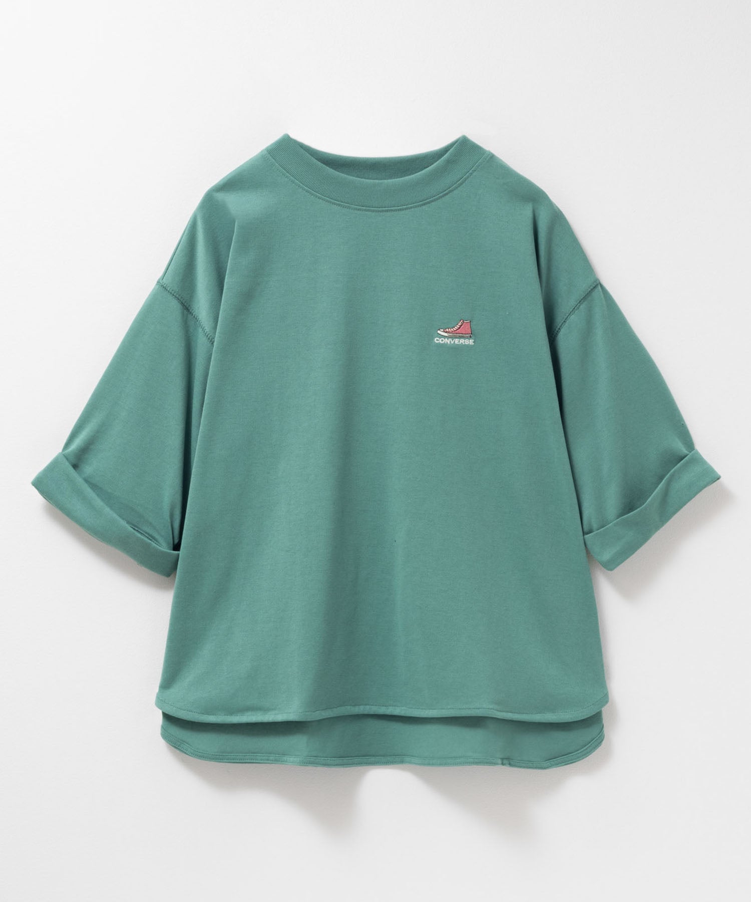 コンバース CONVERSE 袖ロールアップTシャツ （ホワイト） ホワイト