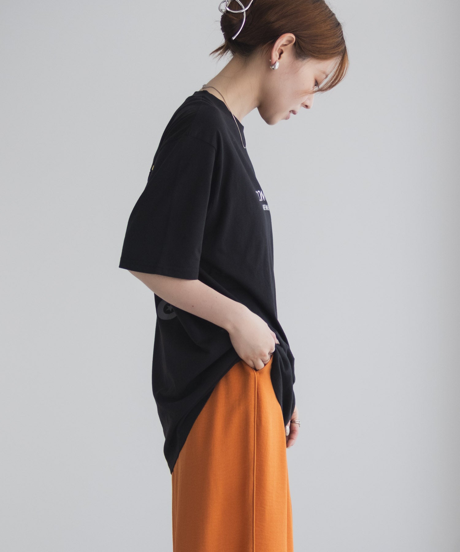コンバース CONVERSE バック刺繍ルーズTシャツ （サックス） サックス