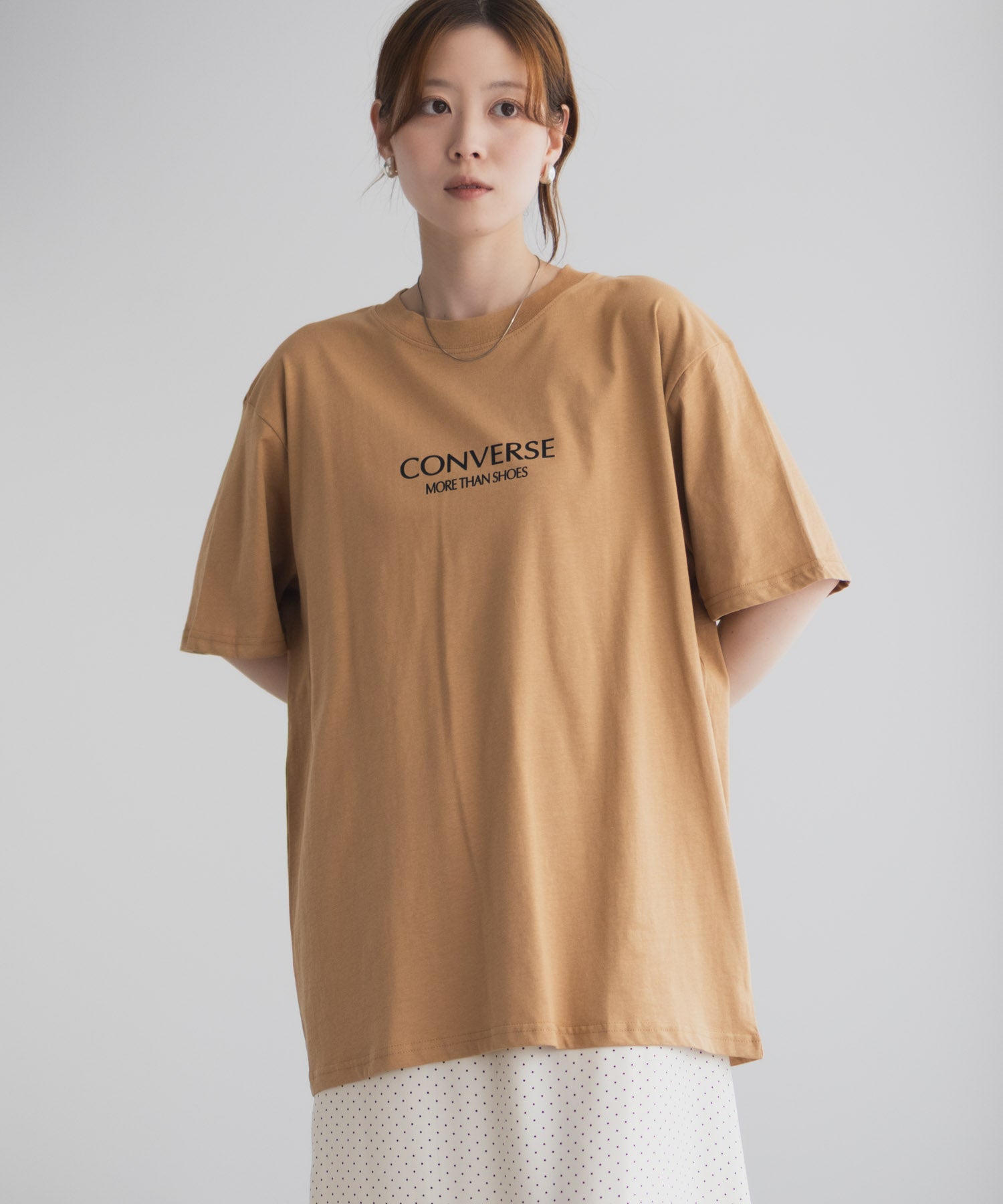 コンバース CONVERSE バック刺繍ルーズTシャツ （サックス） サックス