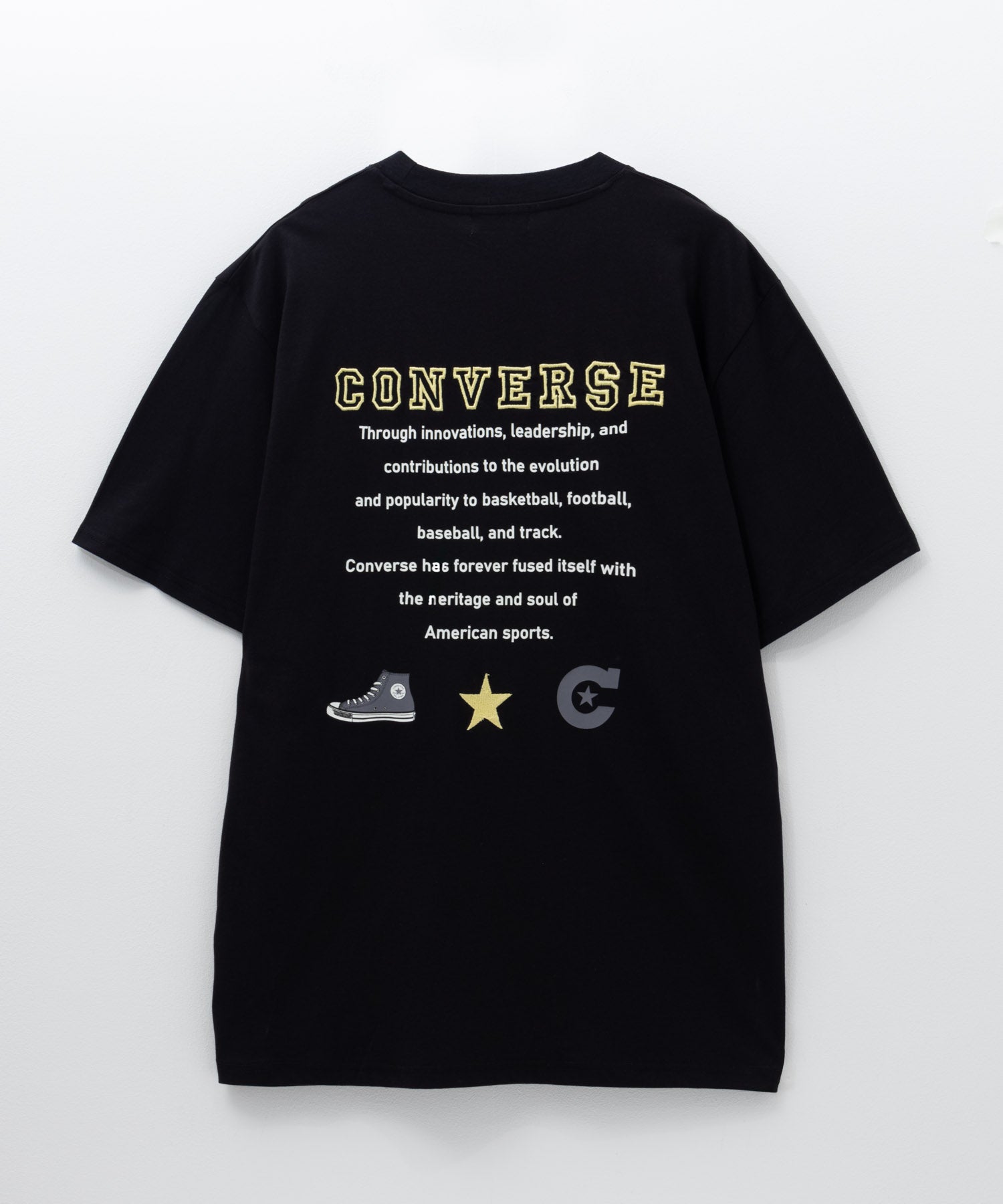 コンバース CONVERSE バック刺繍ルーズTシャツ （サックス） サックス