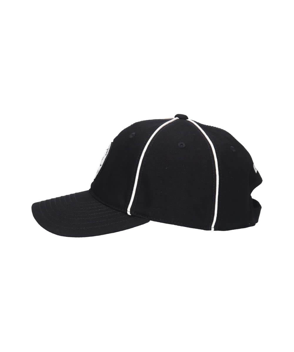 コンバース CONVERSE CONVERSE FELT WAPPEN CANVAS 6P CAP / コンバース （BLACK (01)） BLACK (01)
