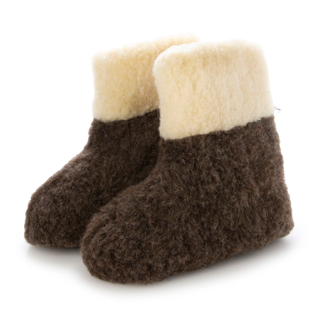 コールドブレーカー COLDBREAKER ウール 100% ルームブーツ （Brown/Natural） Brown/Natural
