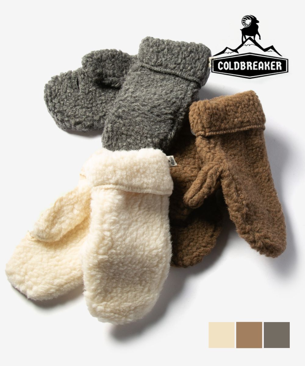 COLD BREAKER COLDBREAKER FREEZE MITTENS with SLITS FM-SLIT Gloves for Women Fingerless Mittens