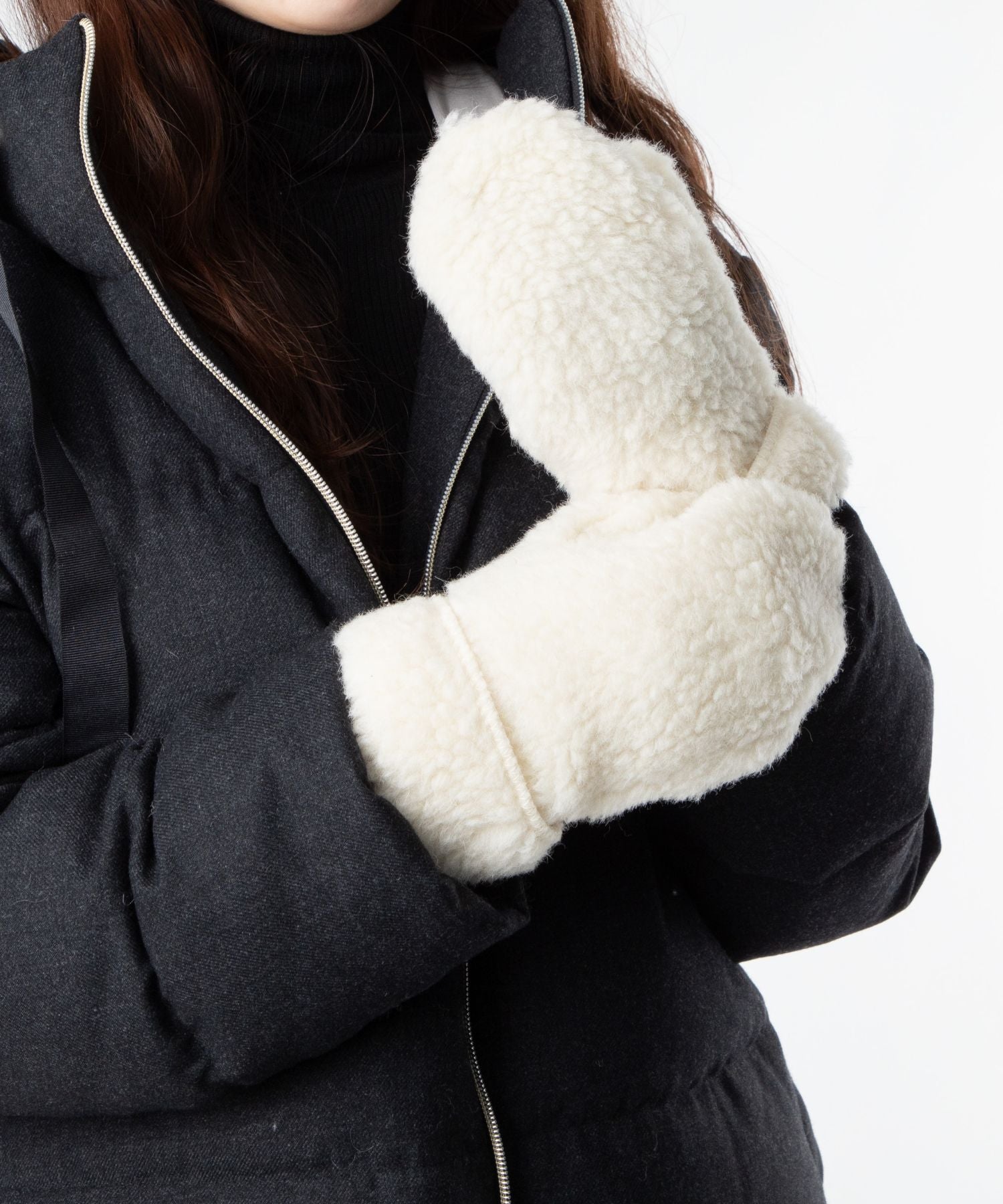 COLD BREAKER COLDBREAKER FREEZE MITTENS with SLITS FM-SLIT Gloves for Women Fingerless Mittens