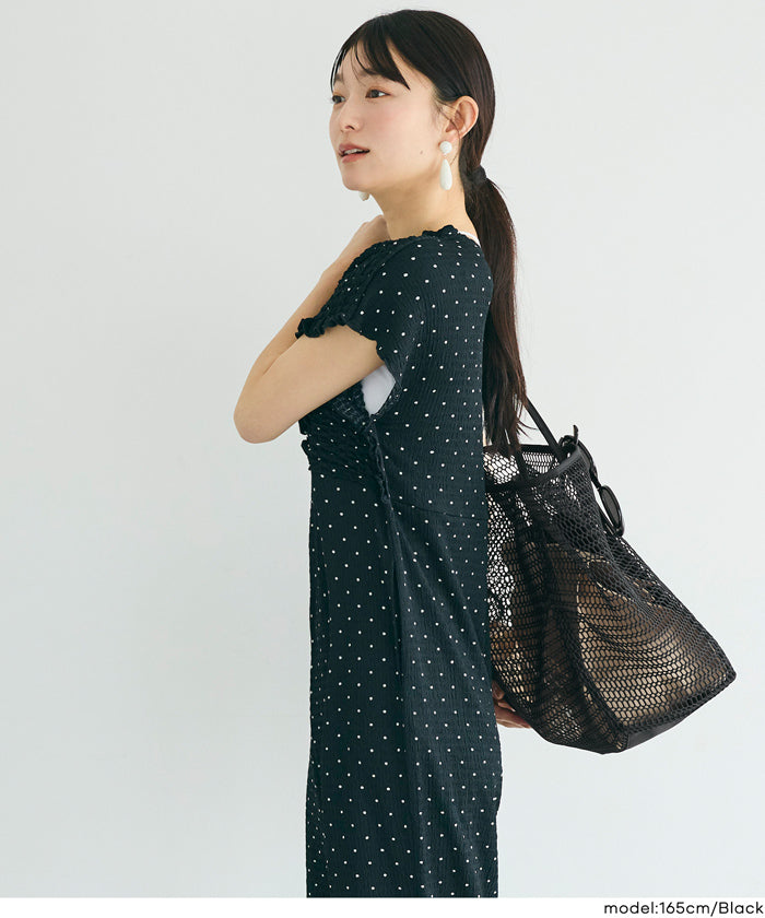 コカ coca メッシュトートバッグ （Black） Black