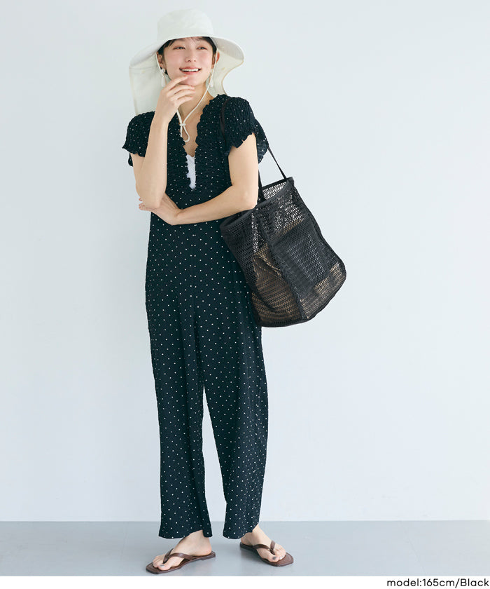 コカ coca メッシュトートバッグ （Black） Black