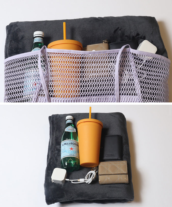 コカ coca メッシュトートバッグ （Black） Black