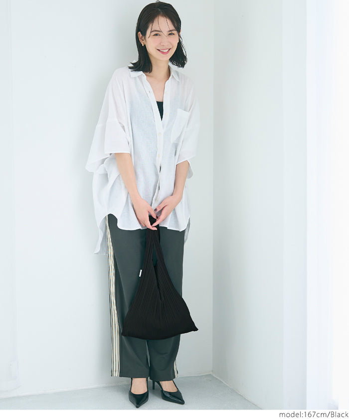 コカ coca プリーツミニバッグ （Black） Black