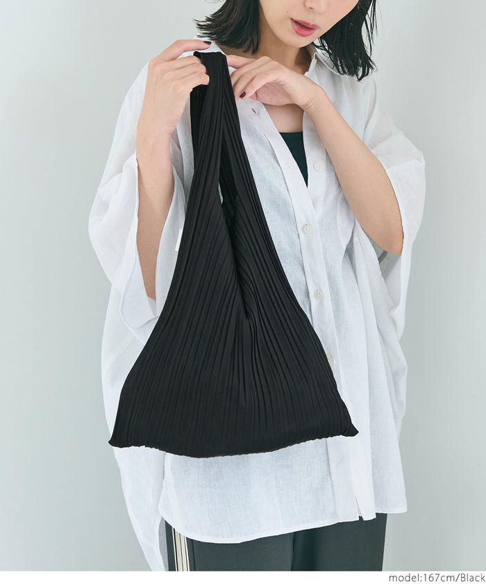 コカ coca プリーツミニバッグ （Black） Black