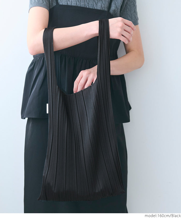 コカ coca プリーツミニバッグ （Black） Black