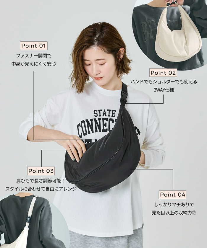 コカ coca 2wayショルダーバッグ （Black） Black