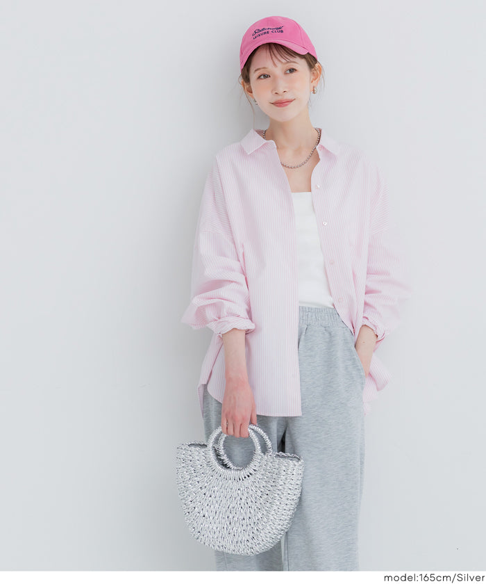 コカ coca ラメハンドバッグ （Silver） Silver