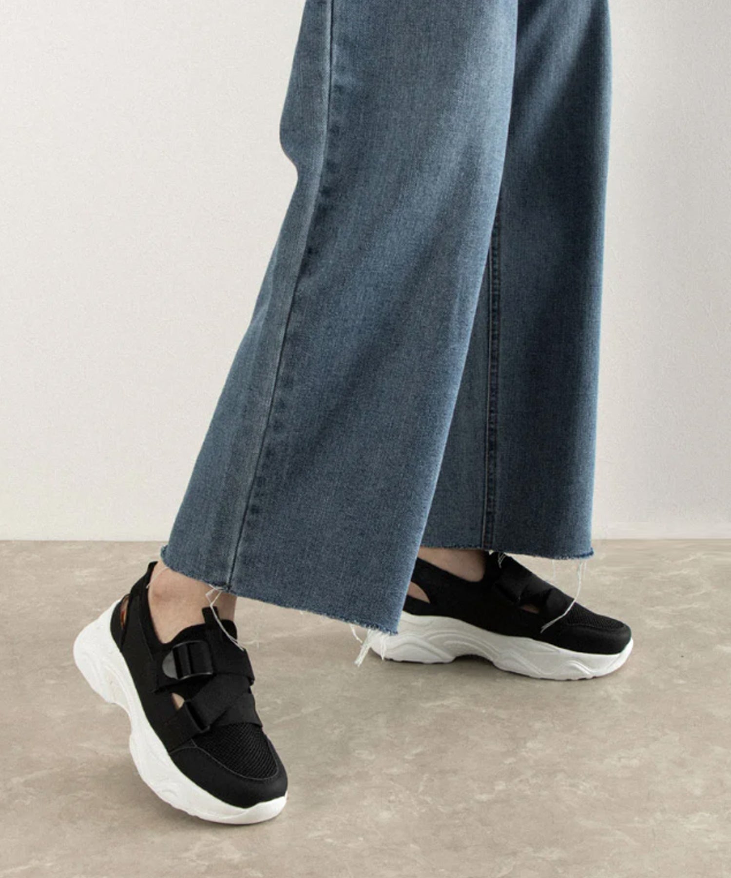 コカ COCA 厚底ソール アウトドア メッシュスポーツサンダル （カーキ） カーキ