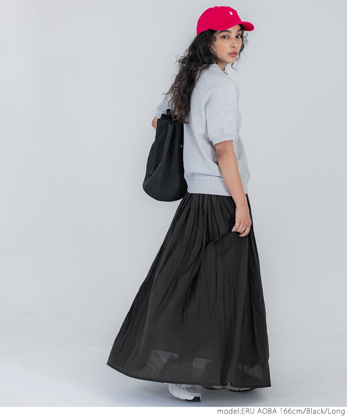 Coca Cotton Voile Flared Skirt