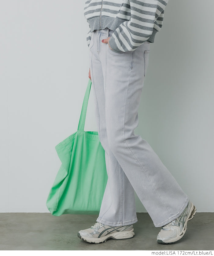 コカ coca ローライズデニムパンツ