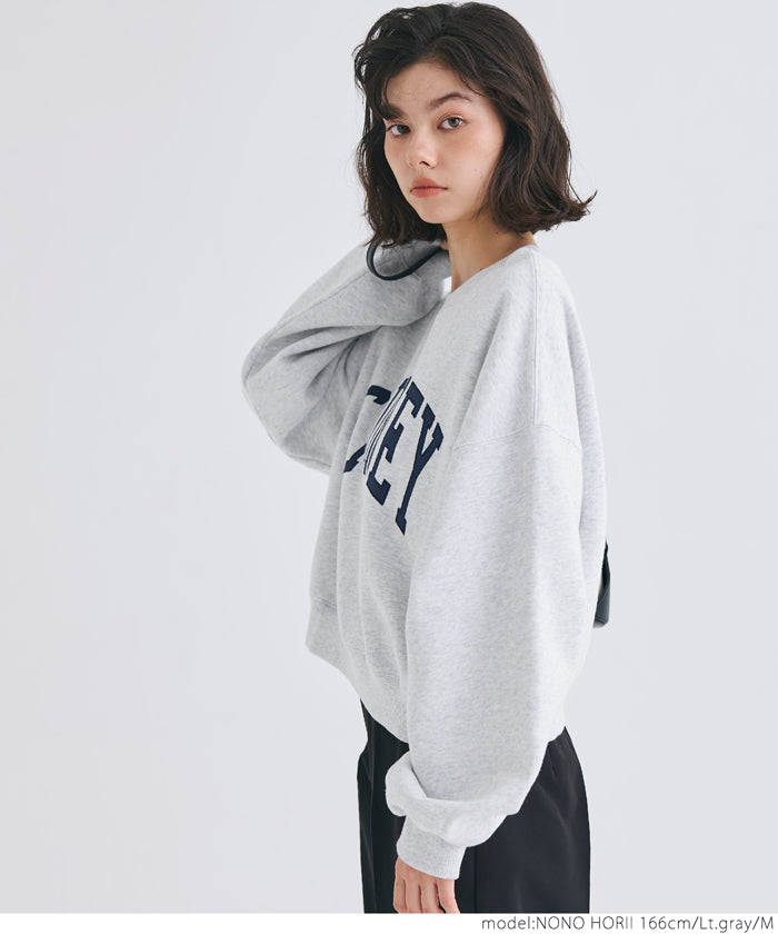 コカ coca 【TVCM 平祐奈さん着用アイテム】ヘビーウェイト裏起毛ビンテージ加工ロゴスウェット