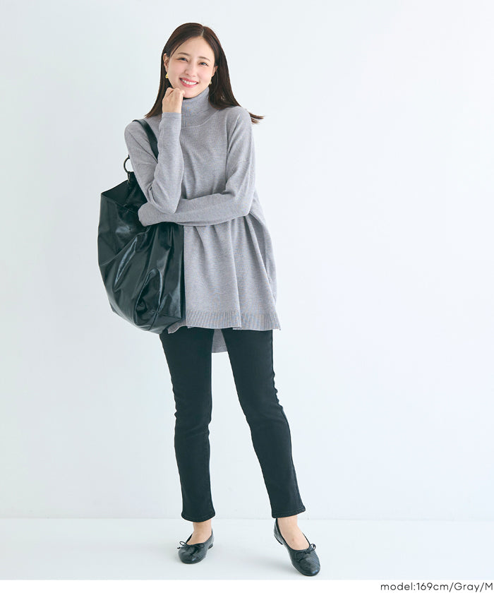 コカ coca タートルニットチュニック （Dk.brown） Dk.brown