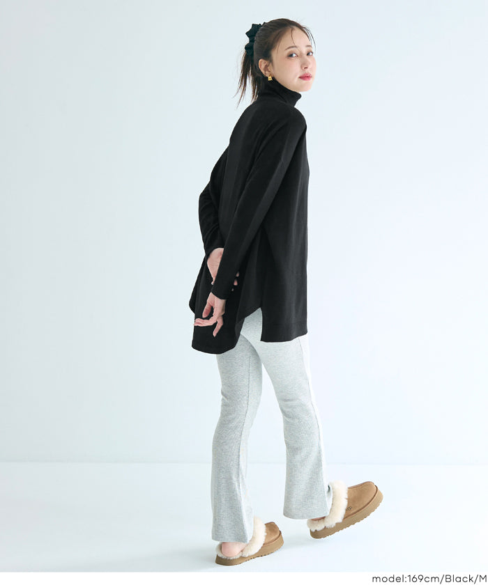 コカ coca タートルニットチュニック （Dk.brown） Dk.brown