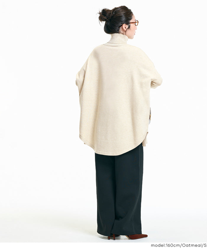 コカ coca タートルニットチュニック （Dk.brown） Dk.brown