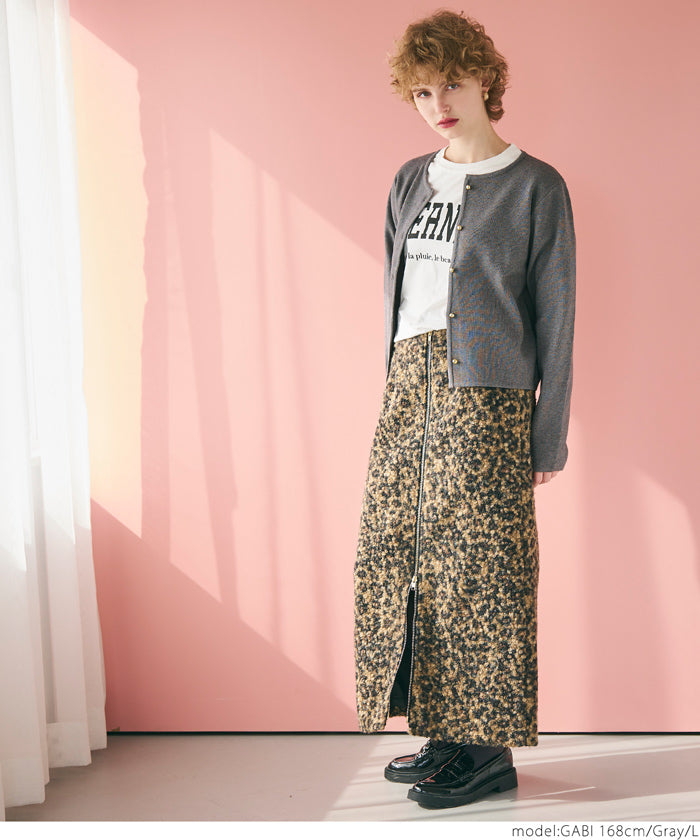コカ coca 金ボタンニットカーディガン （Ivory） Ivory