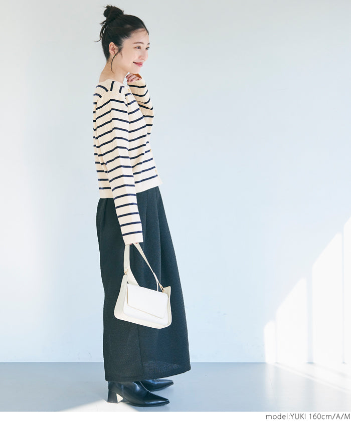 コカ coca 金ボタンニットカーディガン （Ivory） Ivory