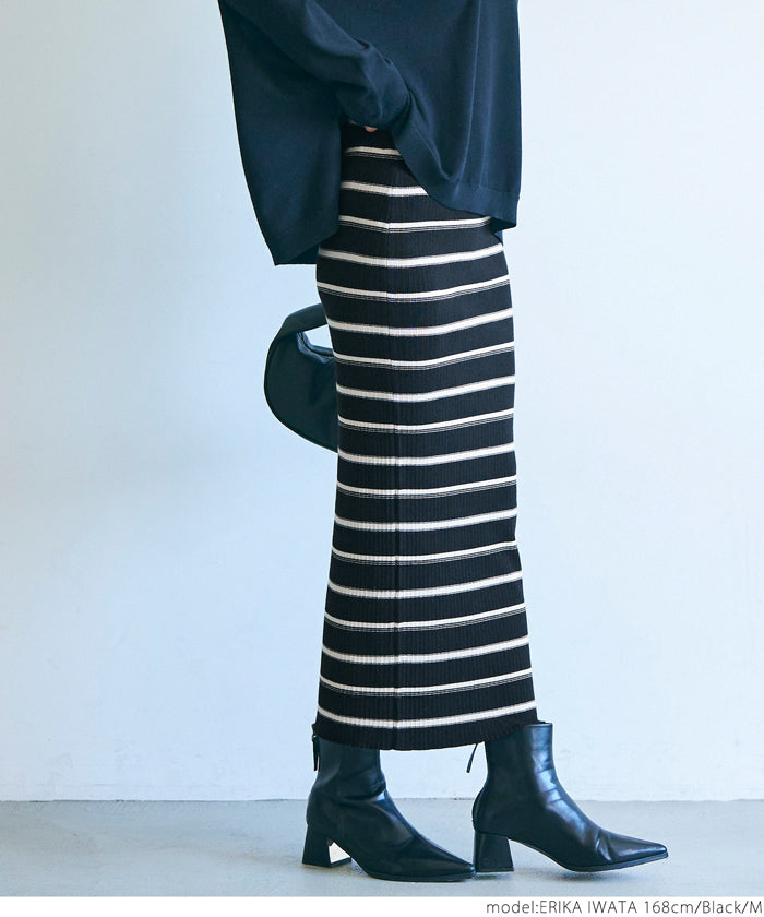 coca rib knit skirt