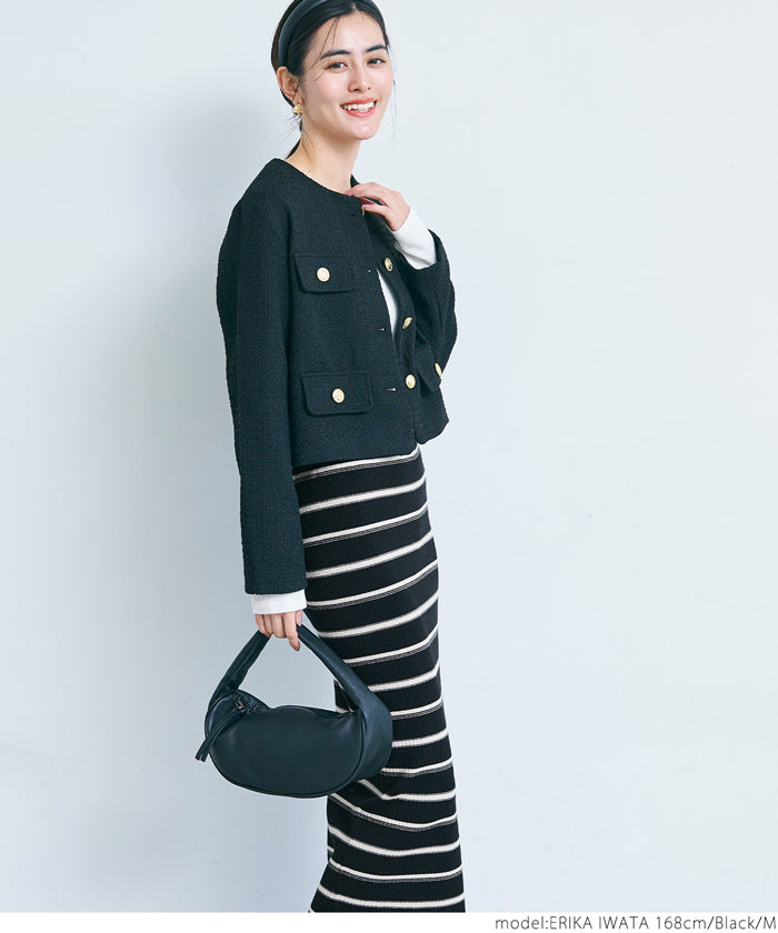 coca rib knit skirt