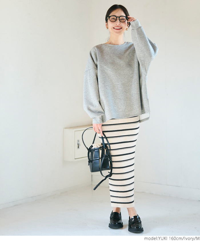 coca rib knit skirt