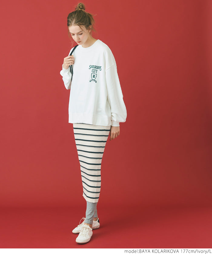coca rib knit skirt