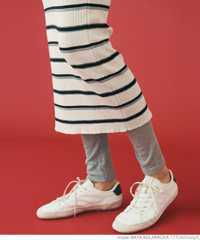 coca rib knit skirt